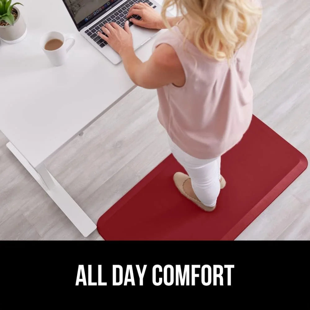 GORILLA GRIP Cushioned Antifatigue Kitchen Mat for Floor, 20x32, Charcoal
