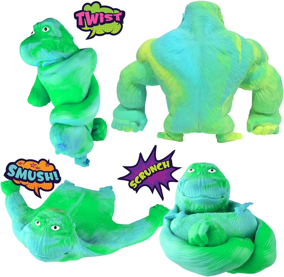 YHan Super Stretchy Gorilla Fidget Toy (Purple) Stretchy Monkey - Funny, Squishy & Perfect to Squeeze for Stress Relief - Ideal Gift for Kids