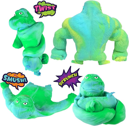 YHan Super Stretchy Gorilla Fidget Toy (Purple) Stretchy Monkey - Funny, Squishy & Perfect to Squeeze for Stress Relief - Ideal Gift for Kids