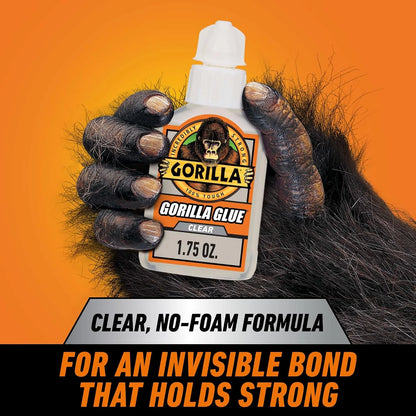 Gorilla Clear Glue, All Purpose, 1.75 oz Bottle