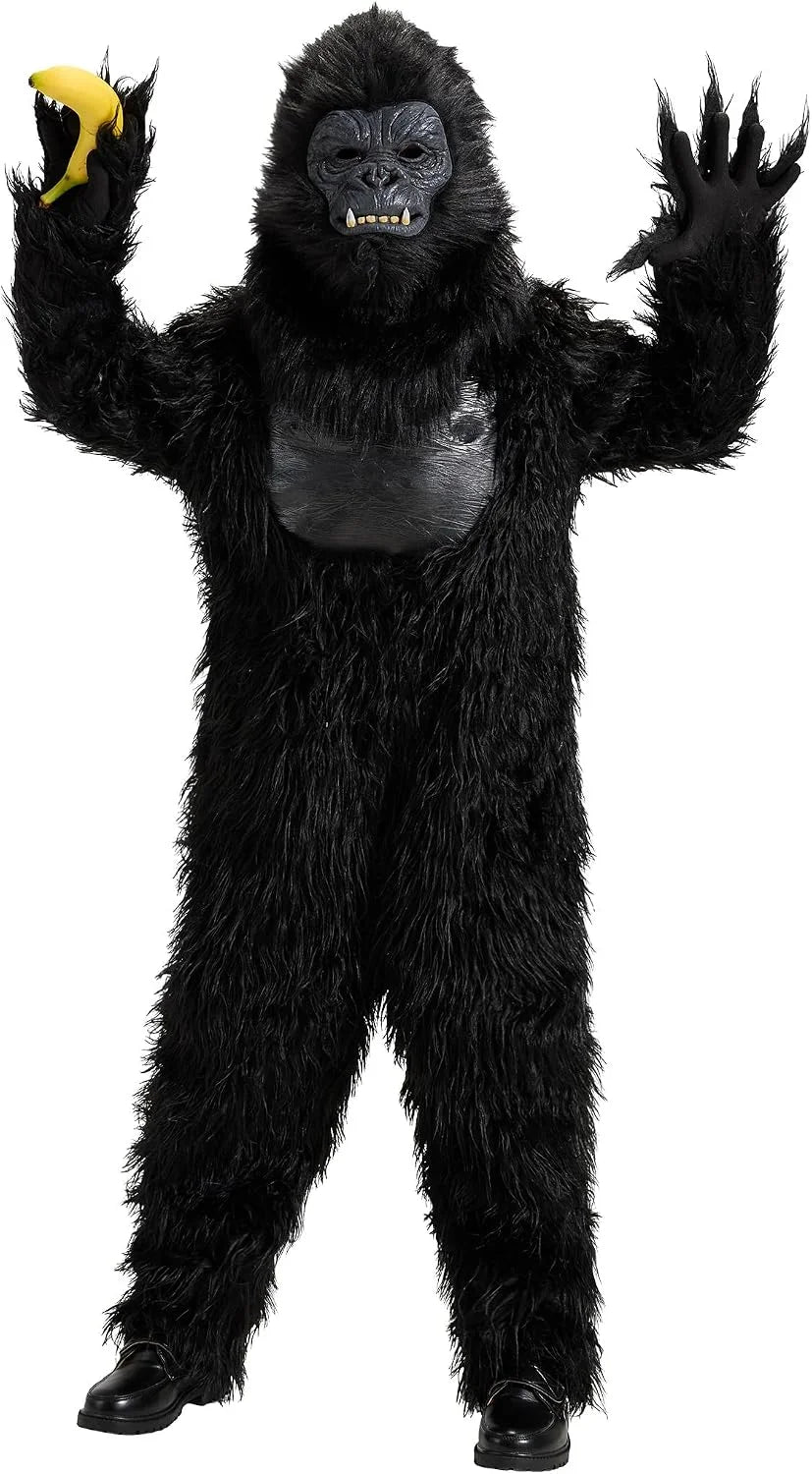 Gorilla Costume for Kids, Realistic Gorilla Boys Full Body Mascot Costumes