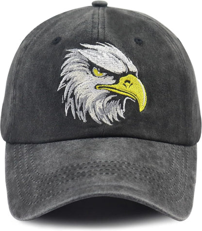 Unisex Adjustable Animal Hat for Men Women, Classic Cotton Wild Animals Embroidered Baseball Cap