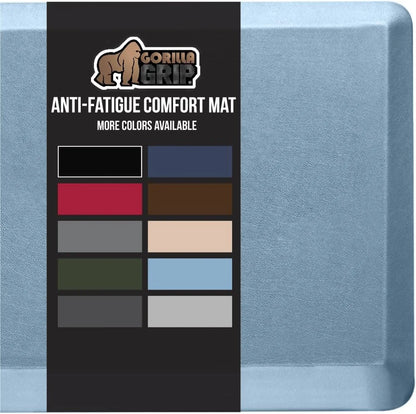 GORILLA GRIP Cushioned Antifatigue Kitchen Mat for Floor, 20x32, Charcoal