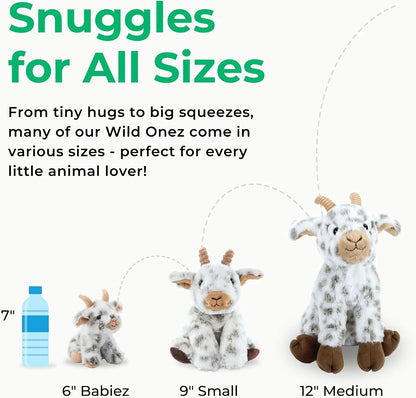 The Petting Zoo Wolf Stuffed Animal Plushie, Babiez, Kids Gifts, 6 in