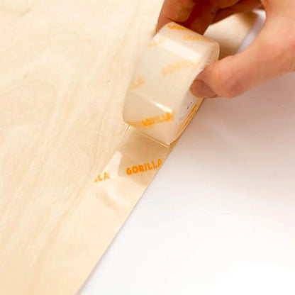 Gorilla Tough & Clear Double Sided Mounting Tape, Clear Tape, 1" x 150" - Weatherproof for Indoor or Outdoor (Pack of 6)