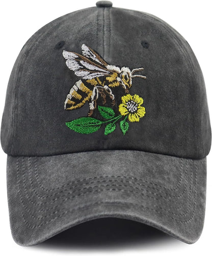 Unisex Adjustable Animal Hat for Men Women, Classic Cotton Wild Animals Embroidered Baseball Cap