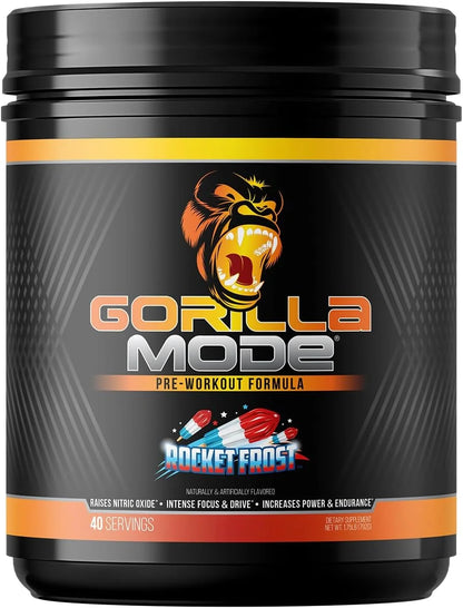 Gorilla Mode Pre Workout - Massive Pumps | 812g (BlackBerry Lemonade)