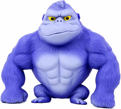 Stretchy Gorilla Fidget Toy, 5X Stretch Gray Gorilla Squeeze Toy, Sand Filled Squishy Stress Relief Toy for Kids & Adults, Fun Desk Toy, Ages 3+