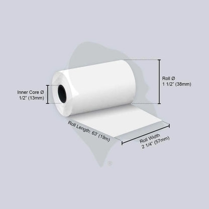 (50) Gorilla Supply 2 1/4 x 85 Thermal Paper Receipt Rolls Clover Mini Verifone VX510 VX570 FD50 T4220, 2.25 x 85 ft, POS/Cash Register Paper, BPA Free, 50 Rolls (Pack of 2)