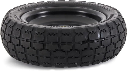 Gorilla Carts 10-Inch No-Flat Replacement Wheels, 4-Pack