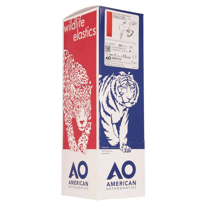 American Orthodontics Blue Whale Elastics, 5/16 in, 14 oz, Latex, Maximum