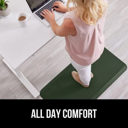 GORILLA GRIP Cushioned Antifatigue Kitchen Mat for Floor, 20x32, Charcoal
