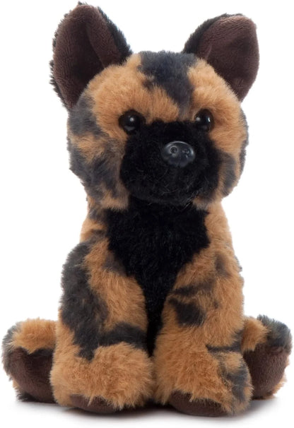 The Petting Zoo Wolf Stuffed Animal Plushie, Babiez, Kids Gifts, 6 in