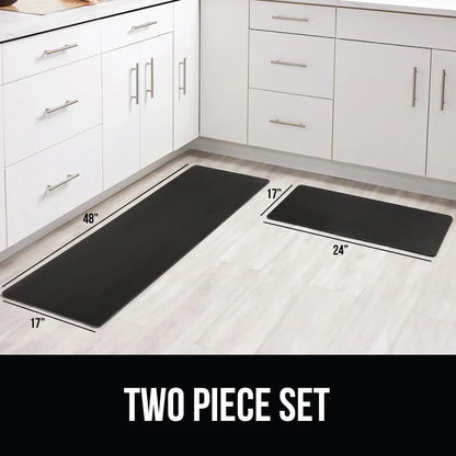 GORILLA GRIP Cushioned Antifatigue Kitchen Mat for Floor, 20x32, Charcoal