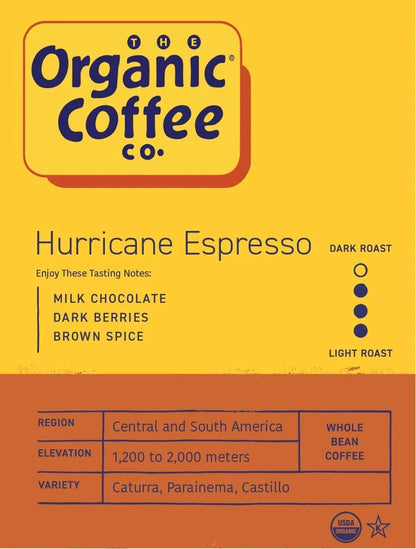 The Organic Coffee Co. DECAF French Roast Whole Bean Coffee, 2 lb bag