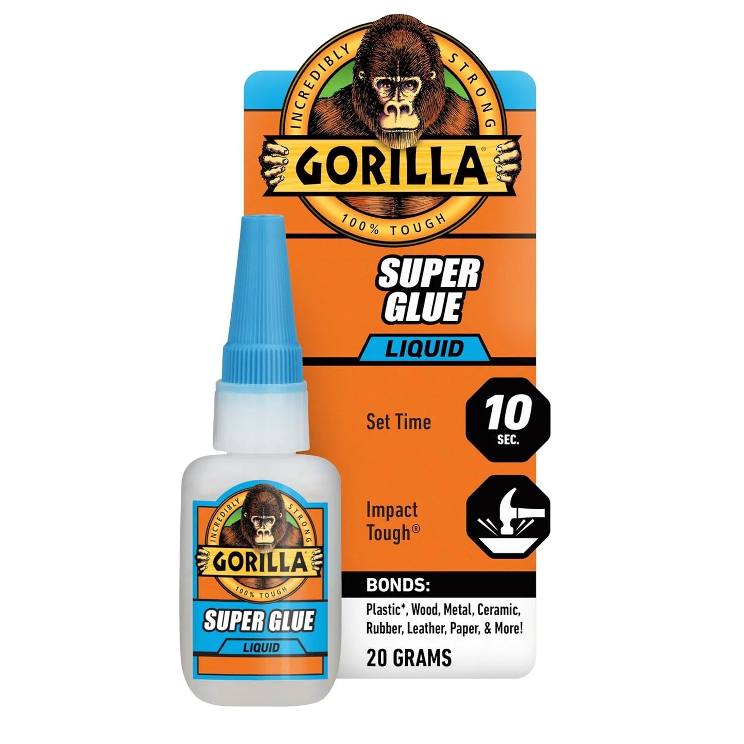 Gorilla Super Glue XL, Clear, All Purpose, 25 g