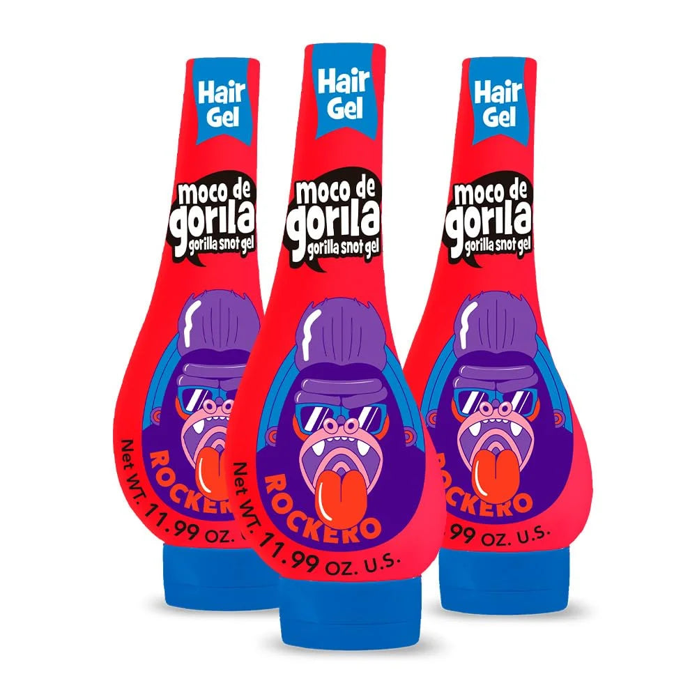 Moco de Gorila Gamer Hair Styling Gel, 11.92 Oz, Pack of 3