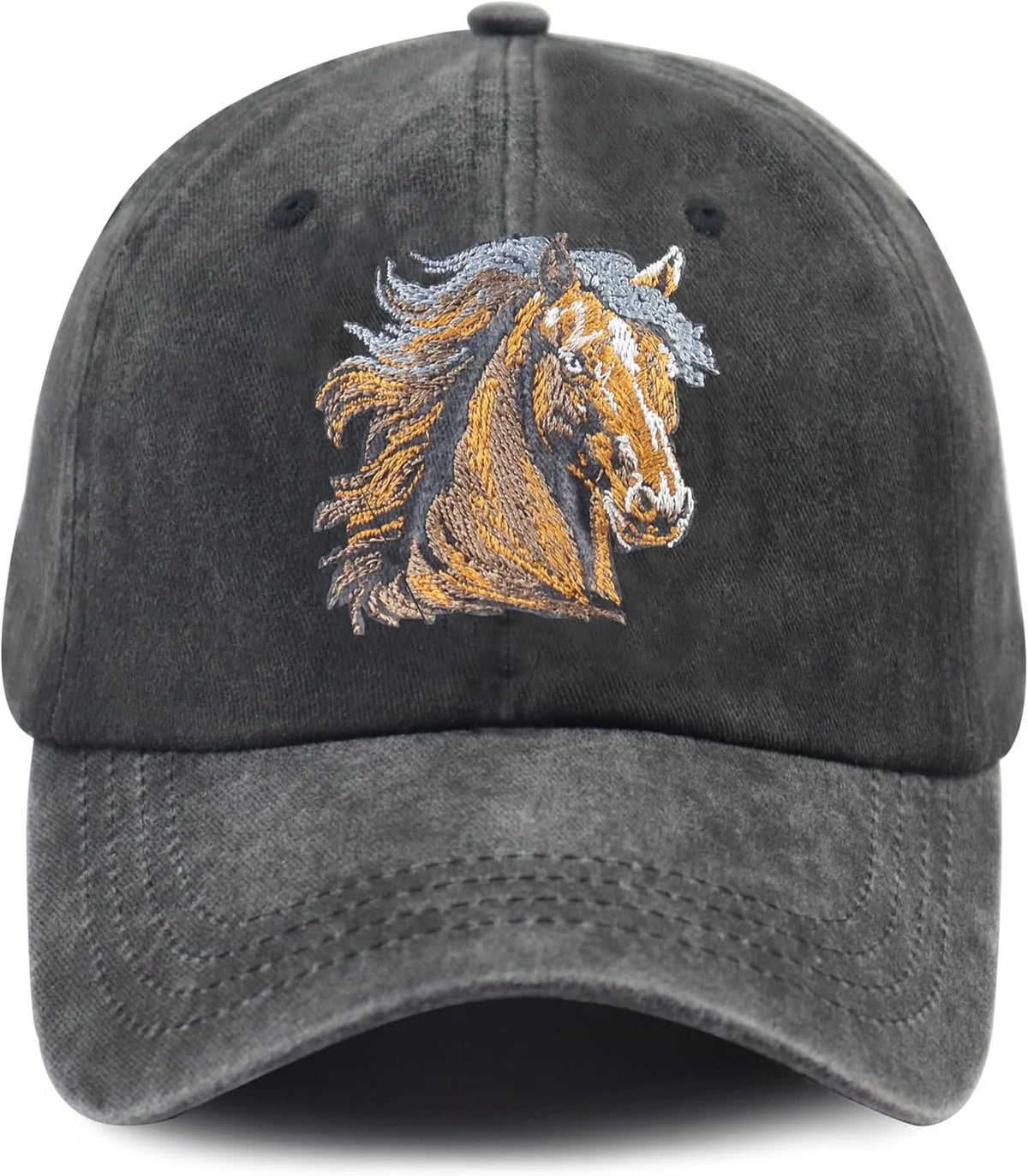 Unisex Adjustable Animal Hat for Men Women, Classic Cotton Wild Animals Embroidered Baseball Cap