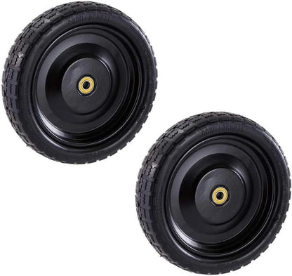 Gorilla Carts 10-Inch No-Flat Replacement Wheels, 4-Pack
