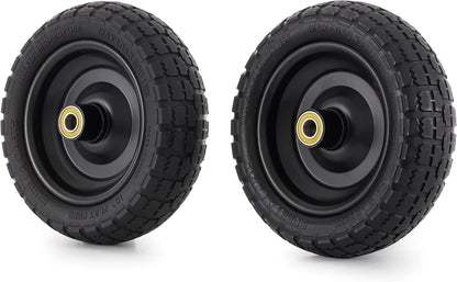 Gorilla Carts 10-Inch No-Flat Replacement Wheels, 4-Pack