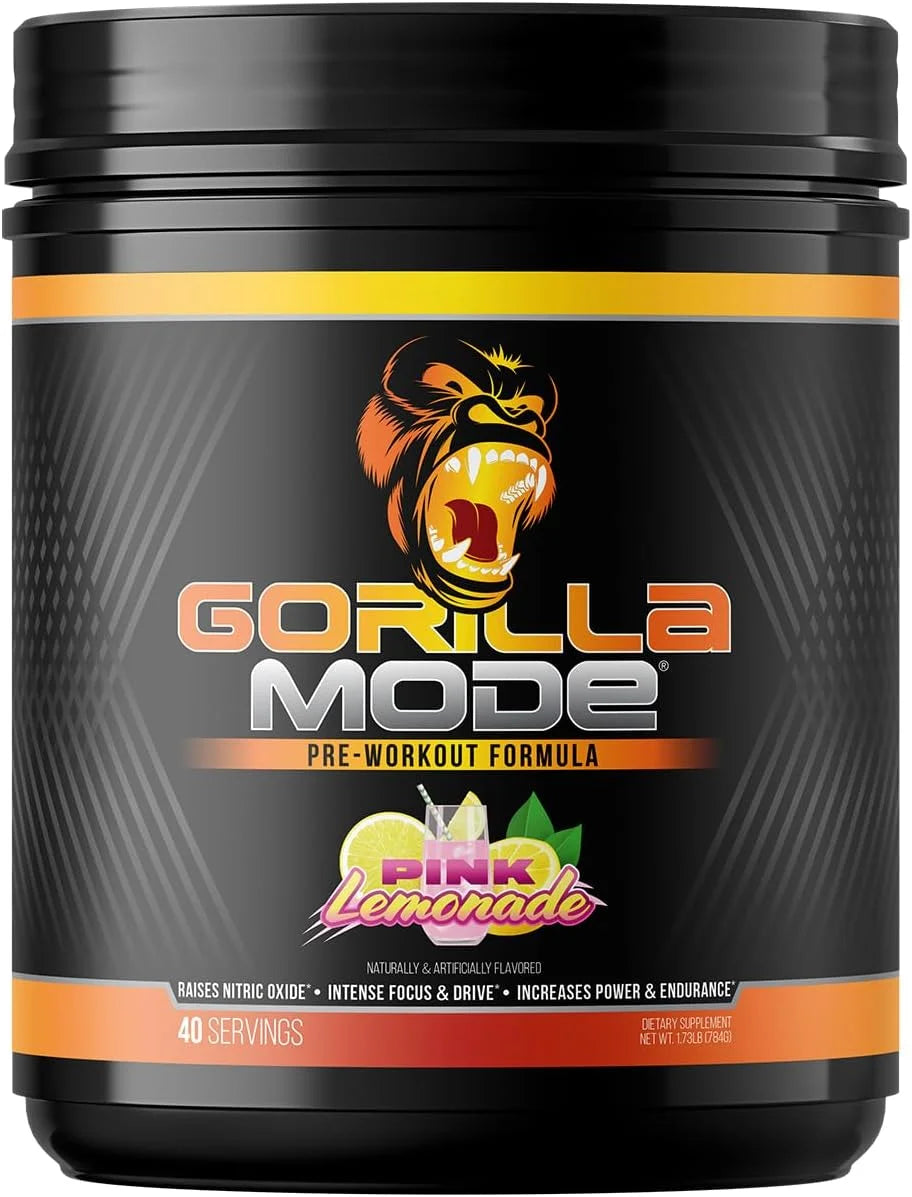Gorilla Mode Pre Workout - Massive Pumps | 812g (BlackBerry Lemonade)