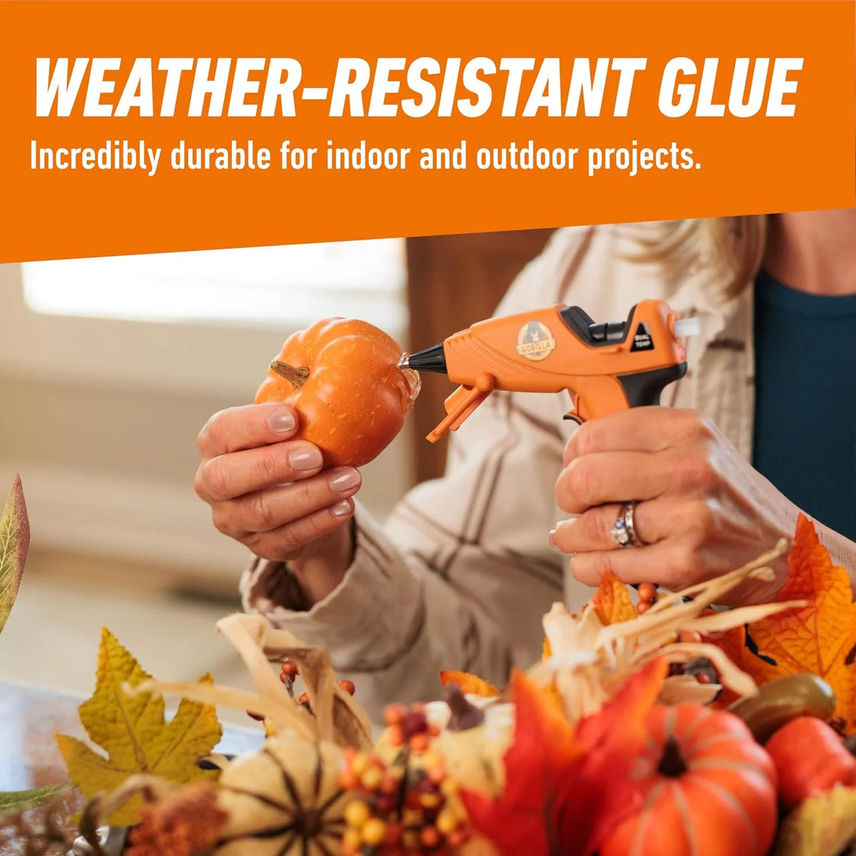 Gorilla Mini Hot Glue Gun Kit, Dual Temp, Includes 30 Sticks