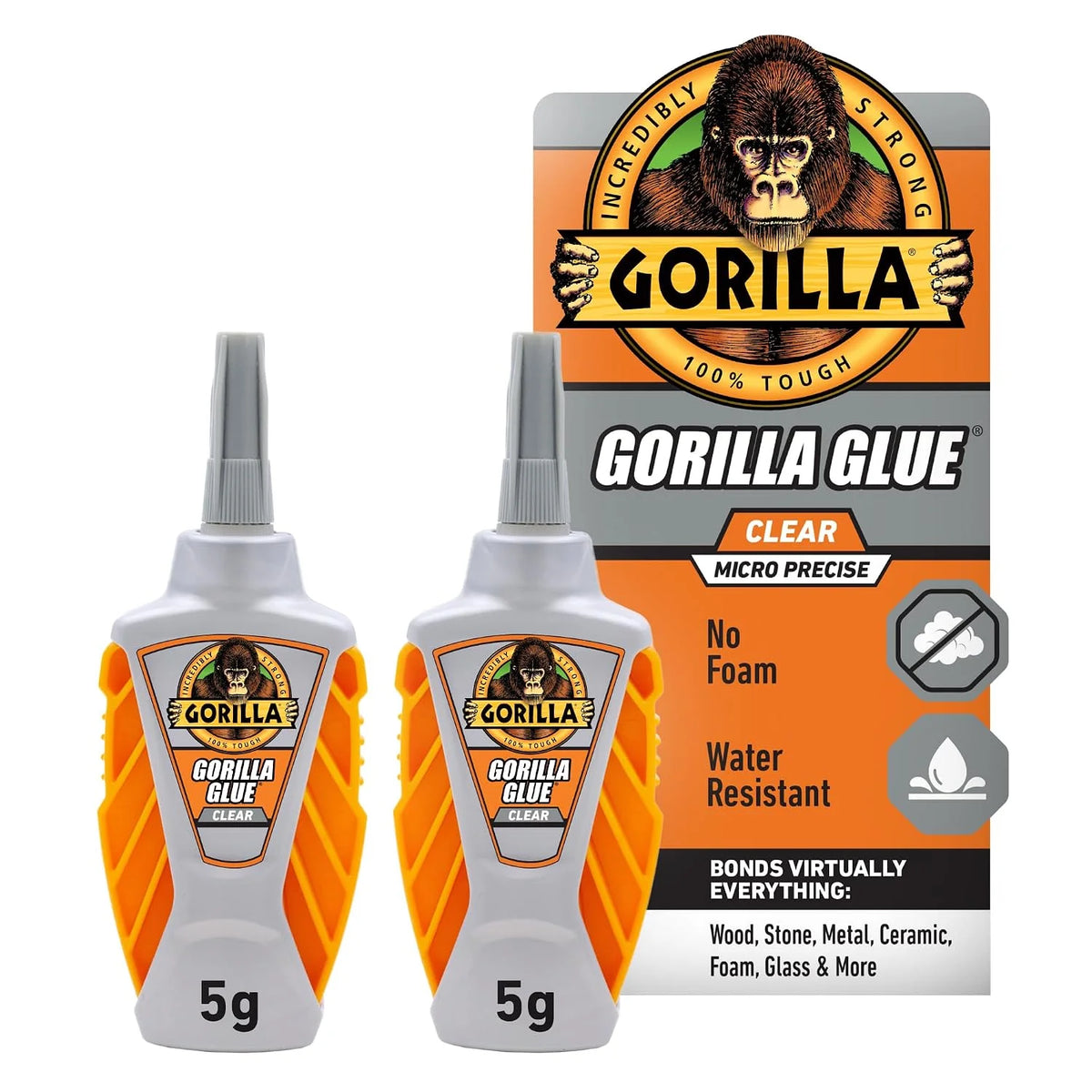 Gorilla Clear Glue, All Purpose, 1.75 oz Bottle