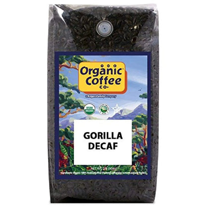 The Organic Coffee Co. DECAF French Roast Whole Bean Coffee, 2 lb bag