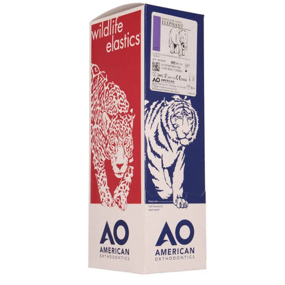 American Orthodontics Blue Whale Elastics, 5/16 in, 14 oz, Latex, Maximum