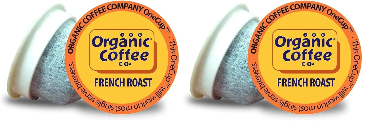The Organic Coffee Co. Compostable Coffee Pods - Gorilla Decaf (36 Ct) K Cup Compatible including Keurig 2.0, Medium Roast, Swiss Water Processed, USDA Organic