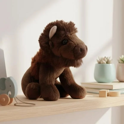 The Petting Zoo Wolf Stuffed Animal Plushie, Babiez, Kids Gifts, 6 in